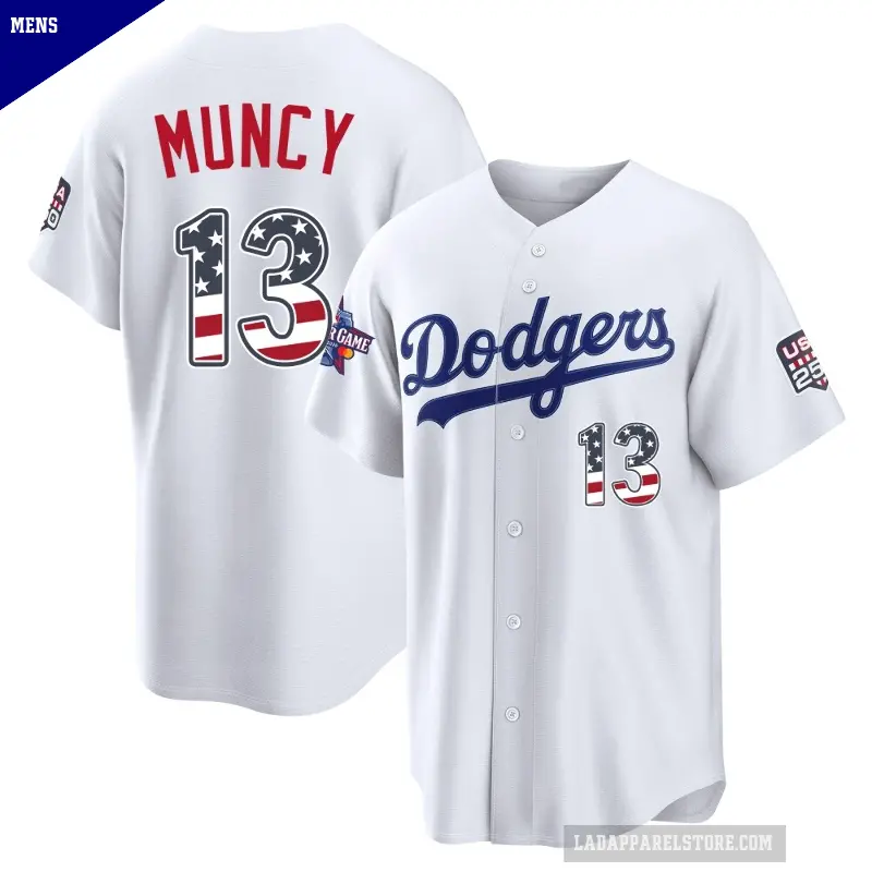 Max Muncy Jersey, Max Muncy Limited, Elite, Replica, Authentic